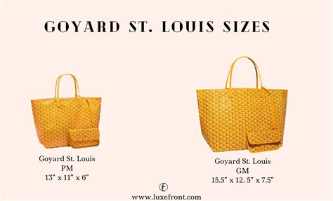 how much are goyard totes|goyard tote bag size comparison.